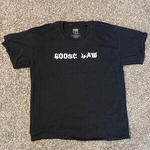 Black Graphic Tee for Men